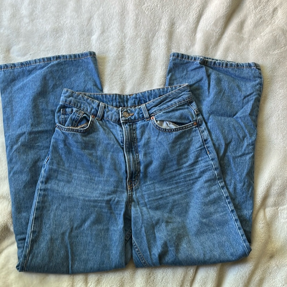 H&M wide leg jeans
